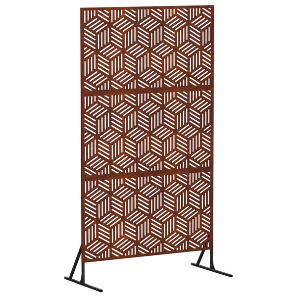 Yksityisyysnäyttö 100 x 50 x 180 cm Säänkestävä teräs
