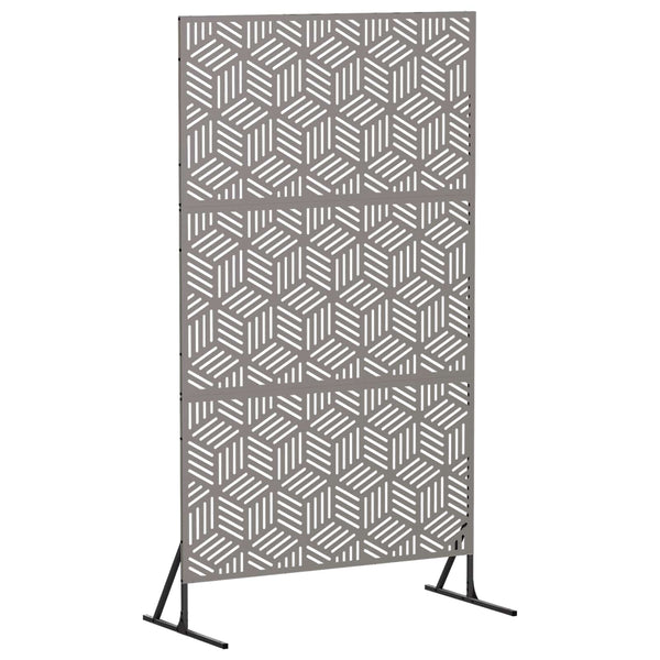 Yksityisyysnäyttö 100 x 50 x 180 cm Säänkestävä teräs