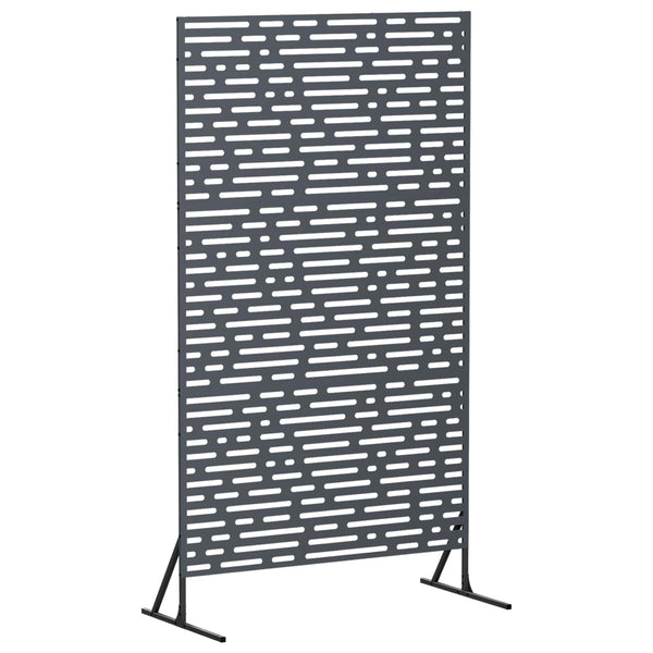 Yksityisyysnäyttö 100 x 50 x 180 cm Teräs Antrasiitti
