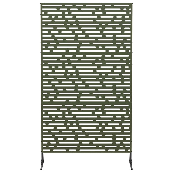 Yksityisyysnäyttö 100 x 50 x 180 cm Teräs Oliivinvihreä