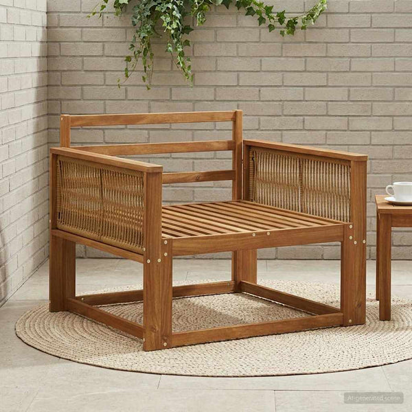 Ulkotilan keskisohva Luonnollinen