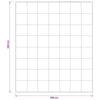 Peitto FULDA 200 x 220 cm 4 vuodenaikaa 310 GSM valkoinen