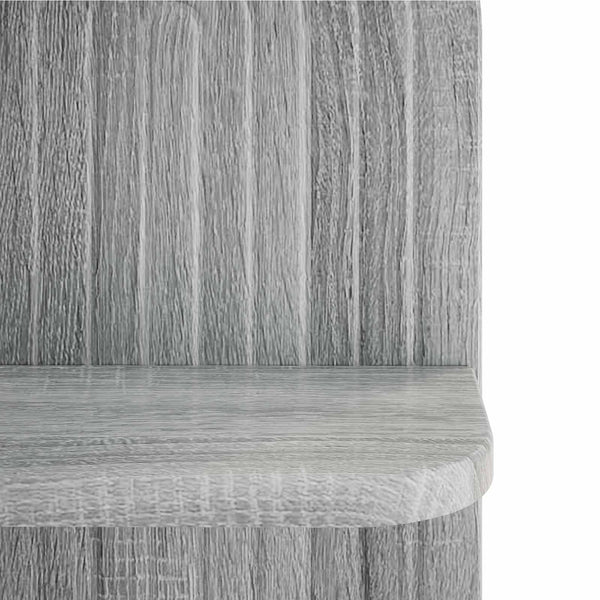 Seinähylly 2 kpl Harmaa Sonoma 23 x 13.5 x 37.5 cm Tekninen puu