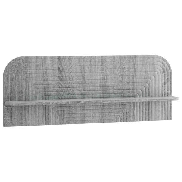 Seinähylly 2 kpl Harmaa Sonoma 102 x 13.5 x 37.5 cm