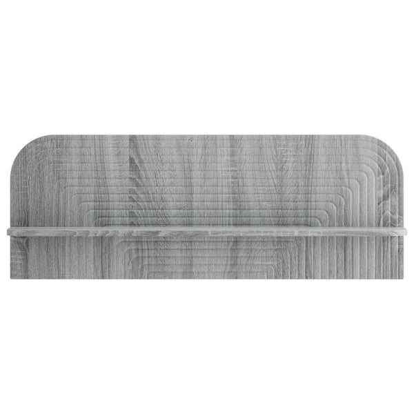 Seinähylly 2 kpl Harmaa Sonoma 102 x 13.5 x 37.5 cm