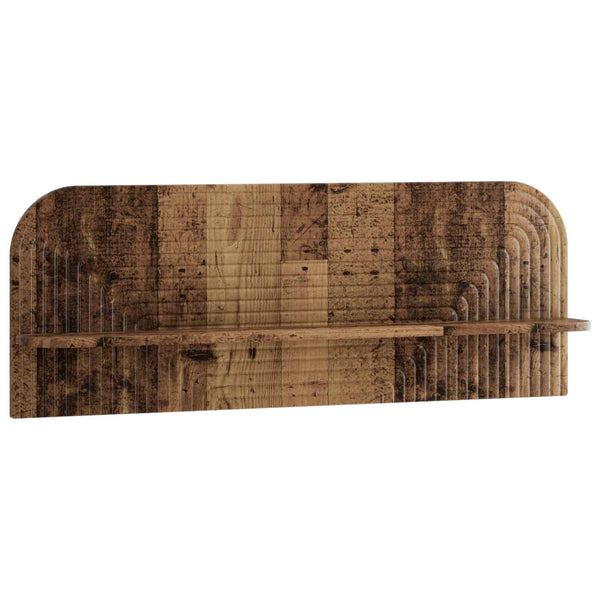 Seinähylly 2 kpl Vanha puu 102 x 13.5 x 37.5 cm Tekninen puu