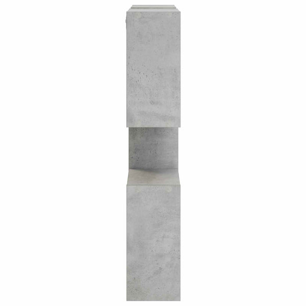 Seinähylly Betoninharmaa 99,5 x 17 x 91 cm Tekninen puu