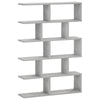 Seinähylly Betoninharmaa 70 x 17 x 101 cm Tekninen puu
