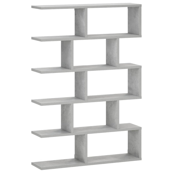 Seinähylly Betoninharmaa 70 x 17 x 101 cm Tekninen puu