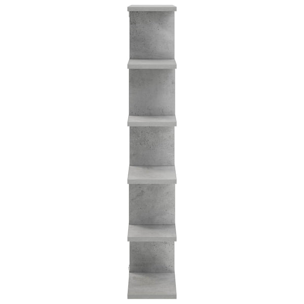 Seinähylly Betoninharmaa 70 x 17 x 101 cm Tekninen puu