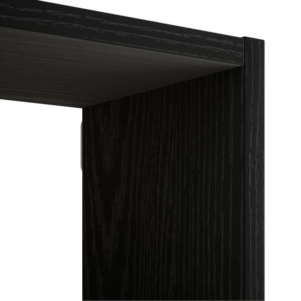 Seinähylly Musta tammi 72 x 17 x 55.5 cm Tekninen puu