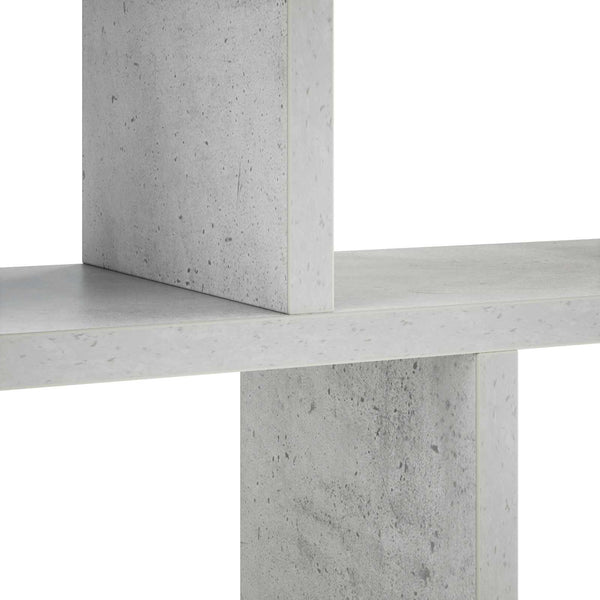 Seinähylly Betoninharmaa 100 x 17 x 45.5 cm Tekninen puu