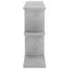 Seinähylly Betoninharmaa 100 x 17 x 45.5 cm Tekninen puu