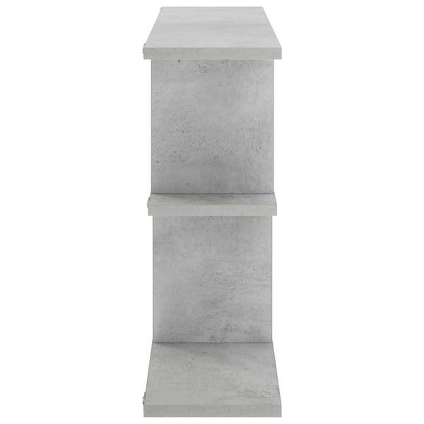 Seinähylly Betoninharmaa 100 x 17 x 45.5 cm Tekninen puu