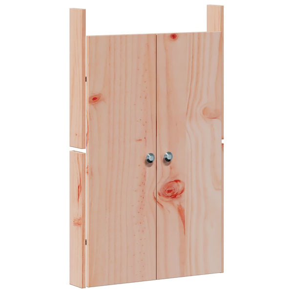 Ulkokeittiökaappi MEPPEL valkoinen 55 x 55 x 92 cm Täysi mänty