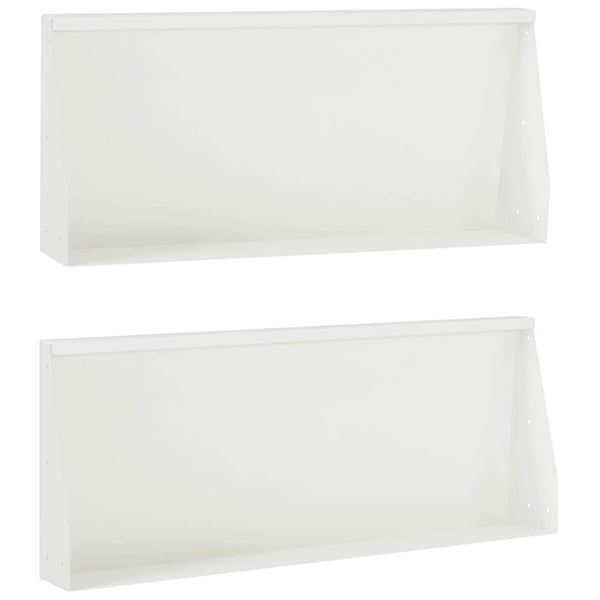 Pato 2 kpl 100 x 12 x 30 cm Teräs valkoinen
