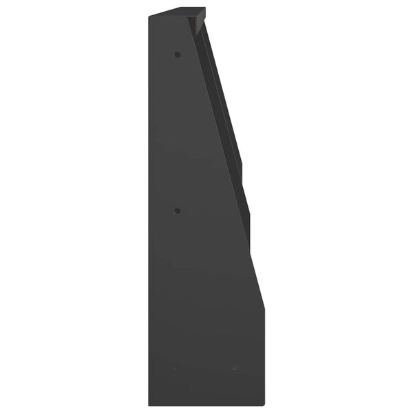 Pato 2 kpl 40 x 12 x 30 cm Teräs Musta