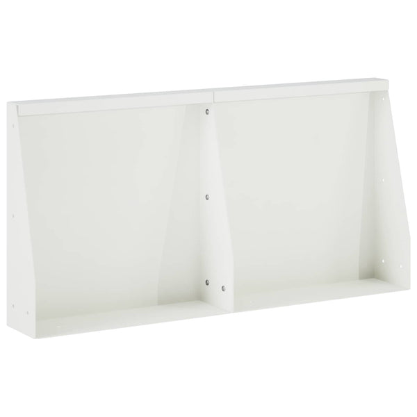 Pato 2 kpl 40 x 12 x 30 cm Teräs valkoinen