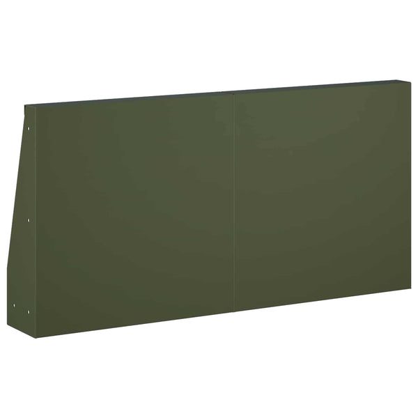 Pato 2 kpl 40 x 12 x 30 cm Teräs Oliivinvihreä