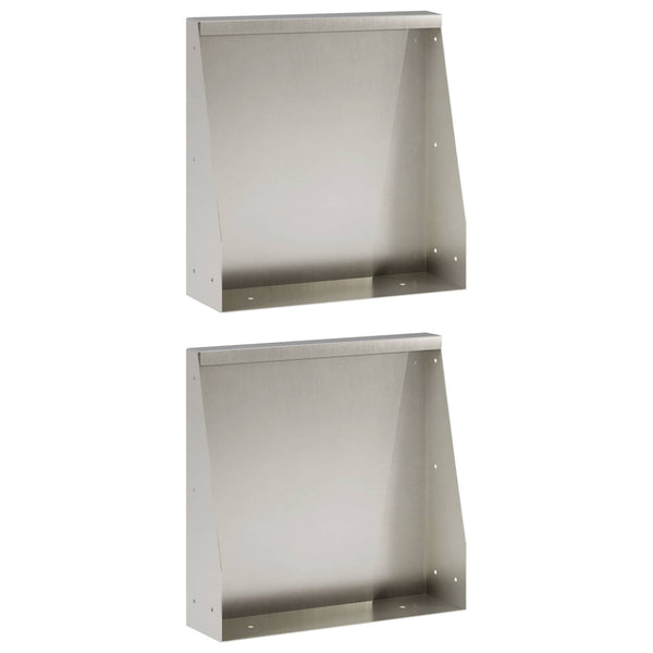 Pato 2 kpl 40 x 12 x 30 cm Ruostumaton teräs Hopea