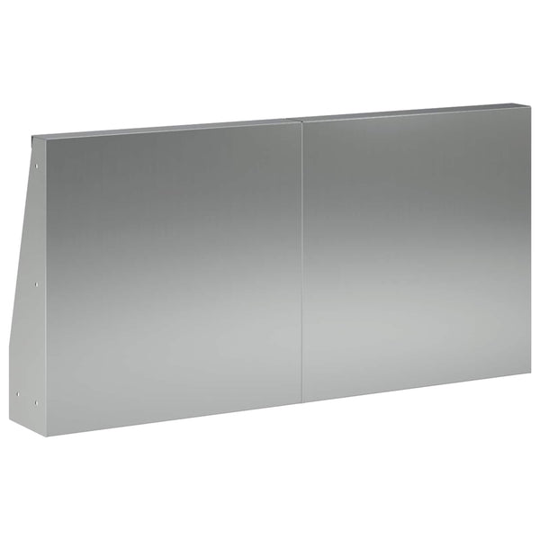 Pato 2 kpl 40 x 12 x 30 cm Galvanoitu teräs Hopea
