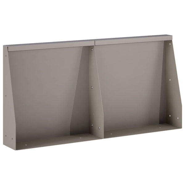 Pato 2 kpl 40 x 12 x 30 cm Säänkestävä teräs Ruosteinen
