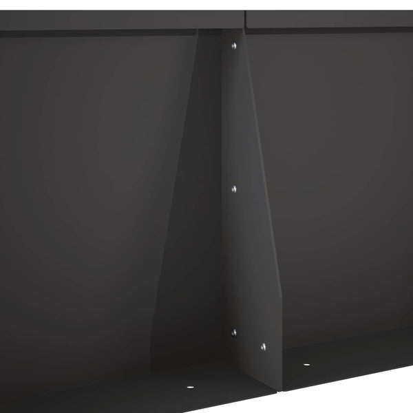 Pato 2 kpl 40 x 12 x 40 cm Teräs Musta