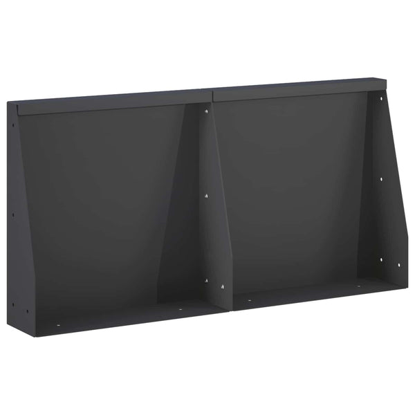 Pato 2 kpl 40 x 12 x 40 cm Teräs Musta