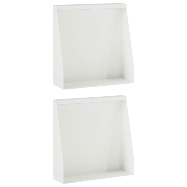 Pato 2 kpl 40 x 12 x 40 cm Teräs valkoinen