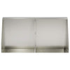 Pato 2 kpl 40 x 12 x 40 cm Ruostumaton teräs Hopea
