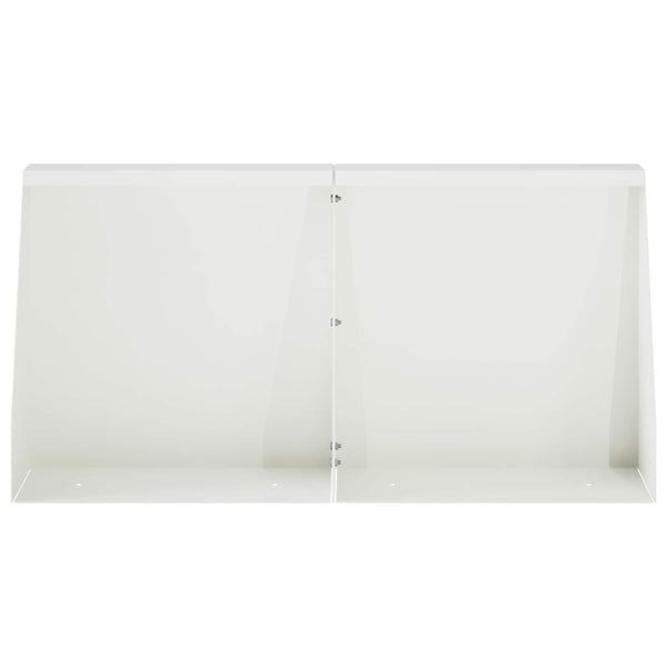 Pato 2 kpl 40 x 12 x 50 cm Teräs valkoinen