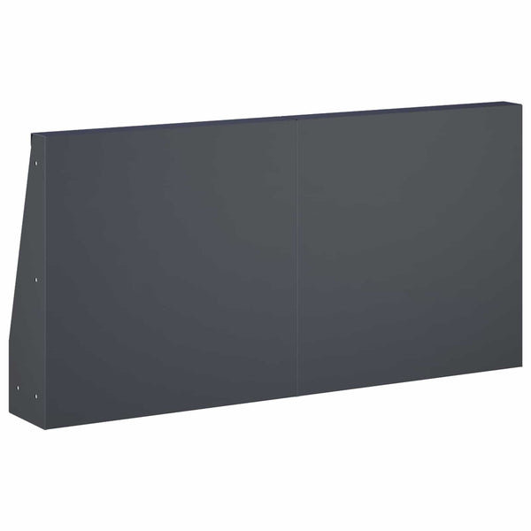 Pato 2 kpl 40 x 12 x 50 cm Teräs Antrasiitti