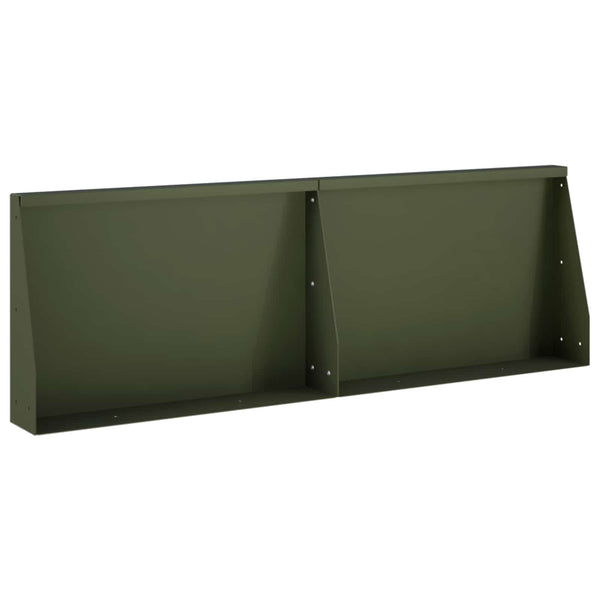Pato 2 kpl 60 x 12 x 30 cm Teräs Oliivinvihreä