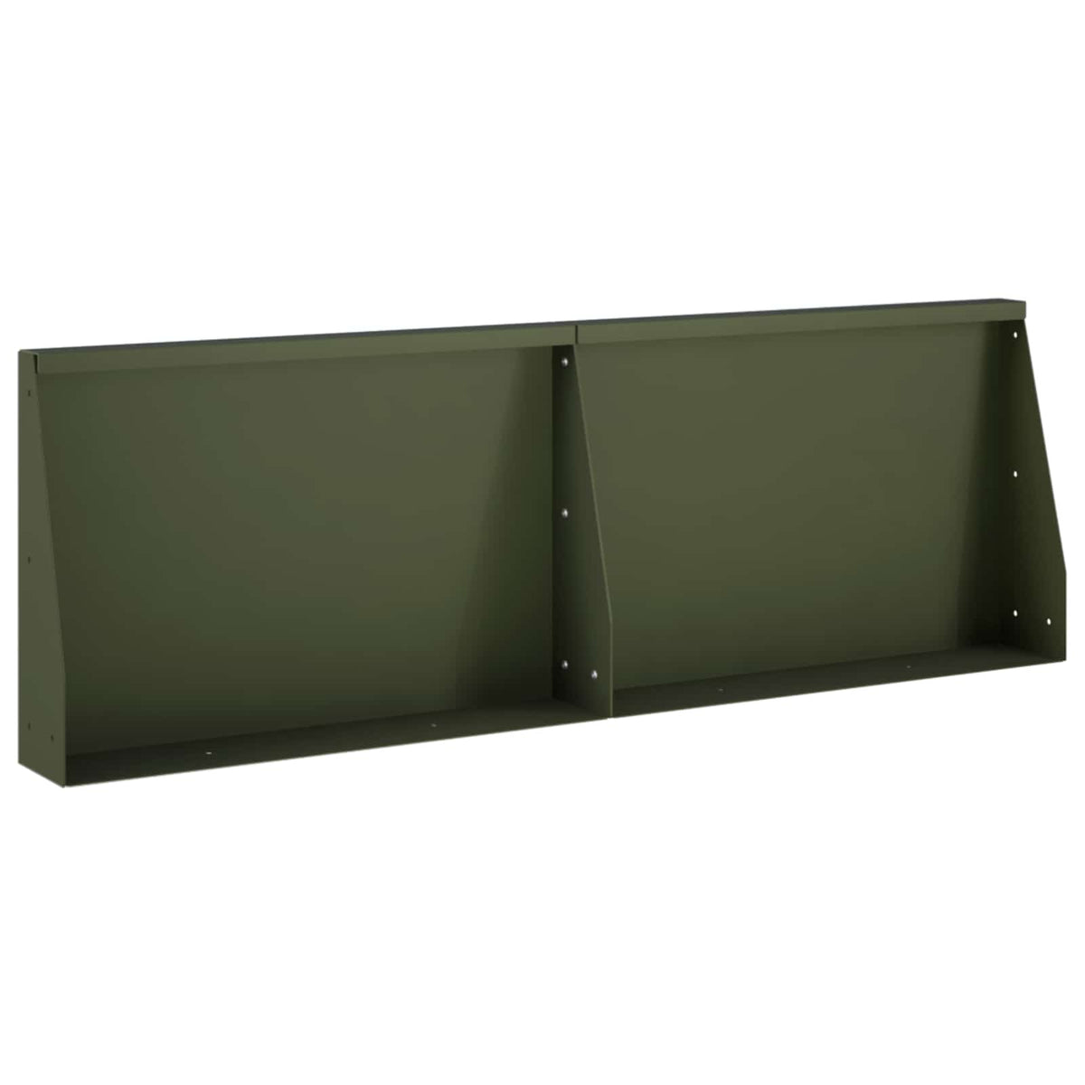 Pato 2 kpl 60 x 12 x 50 cm Teräs Oliivinvihreä