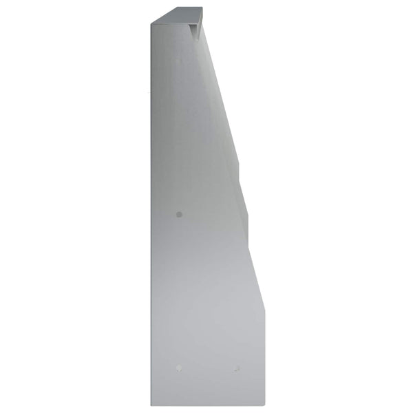 Pato 2 kpl 80 x 12 x 30 cm Galvanoitu teräs Hopea