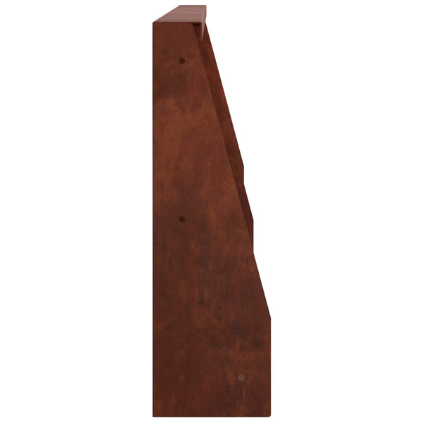 Pato 2 kpl 80 x 12 x 30 cm Säänkestävä teräs Ruosteinen