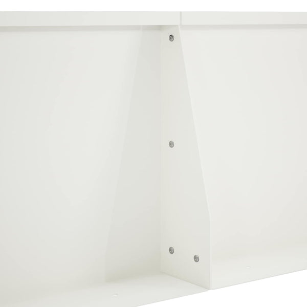 Pato 2 kpl 80 x 12 x 40 cm Teräs valkoinen
