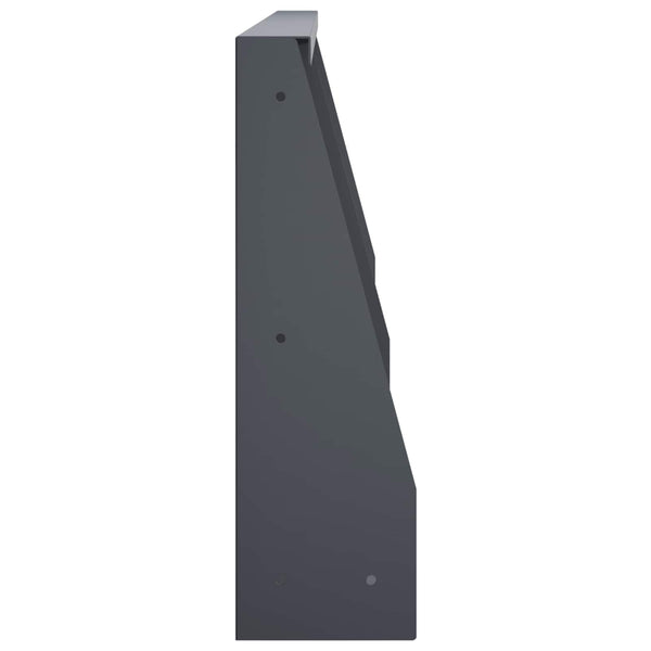 Pato 2 kpl 80 x 12 x 40 cm Teräs Antrasiitti