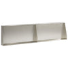 Pato 2 kpl 80 x 12 x 50 cm Ruostumaton teräs Hopea