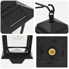 Seinävalaisin with LED Bulb 2 kpl Musta 19 x 14 x 25 cm