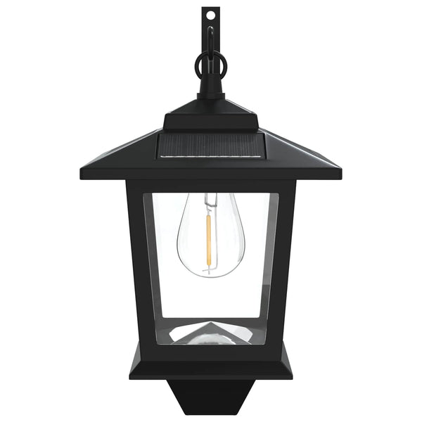 Seinävalaisin with LED Bulb 2 kpl Musta 19 x 14 x 25 cm
