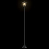 Lyhtypylväs-setti with LED Bulb 2 kpl Musta 16 x 16 x 156 cm