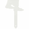 Puutarhakeppi 38 x 15 cm Teräs valkoinen