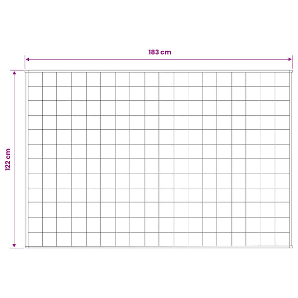 Painopeitto Antrasiitti 122 x 183 cm 5 kg 100% Puuvilla 205T