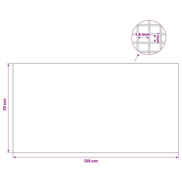 Valoaukko peite klipsillä 2 kpl 70 x 130 cm Lasikuitu Harmaa