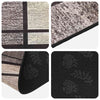 Mattojuoksija LESAKA Ruskea 100 x 200 cm Timantti sametti