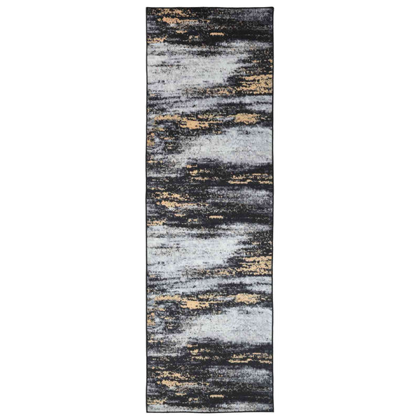 Mattojuoksija LESAKA Musta ja kulta 80 x 300 cm