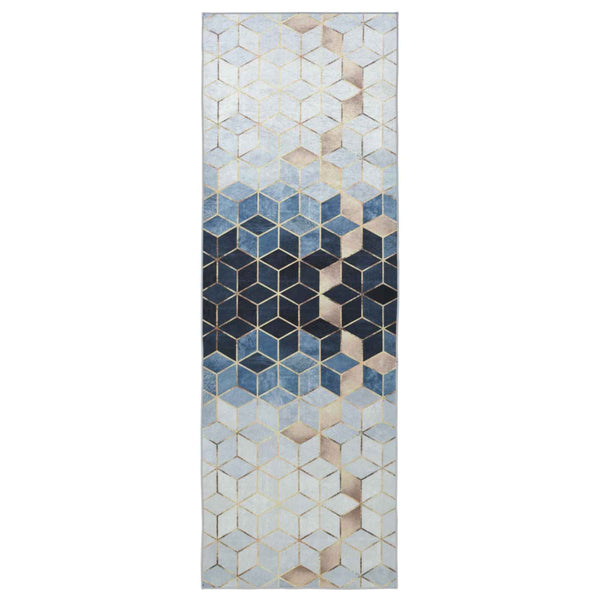 Mattojuoksija LESAKA Hopea 50 x 200 cm Timantti sametti