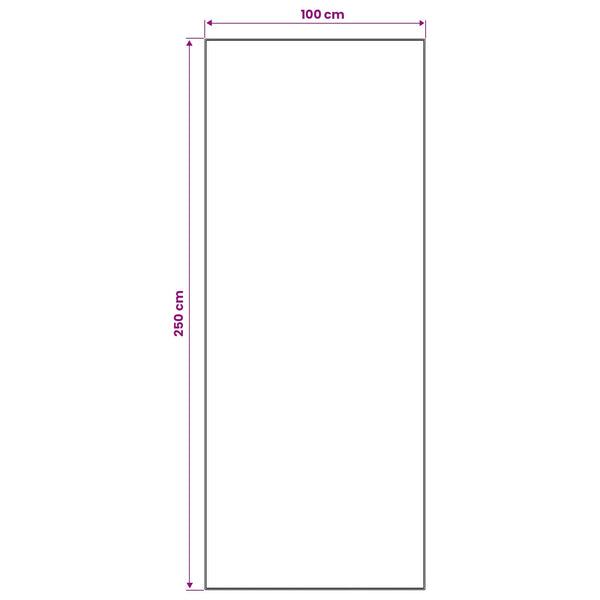 Mattojuoksija LESAKA värikäs 100 x 250 cm Timantti sametti