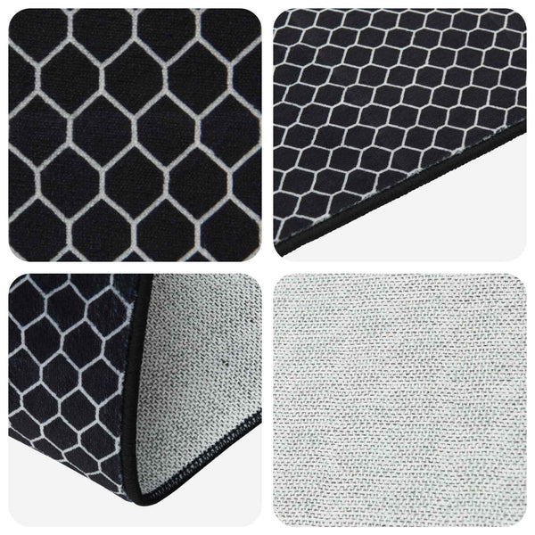 Mattojuoksija ORIZ 1150 gsm Musta verkko-kuosi